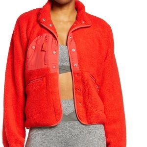 NWT Free People Hit the Slopes Fleece Jacket
